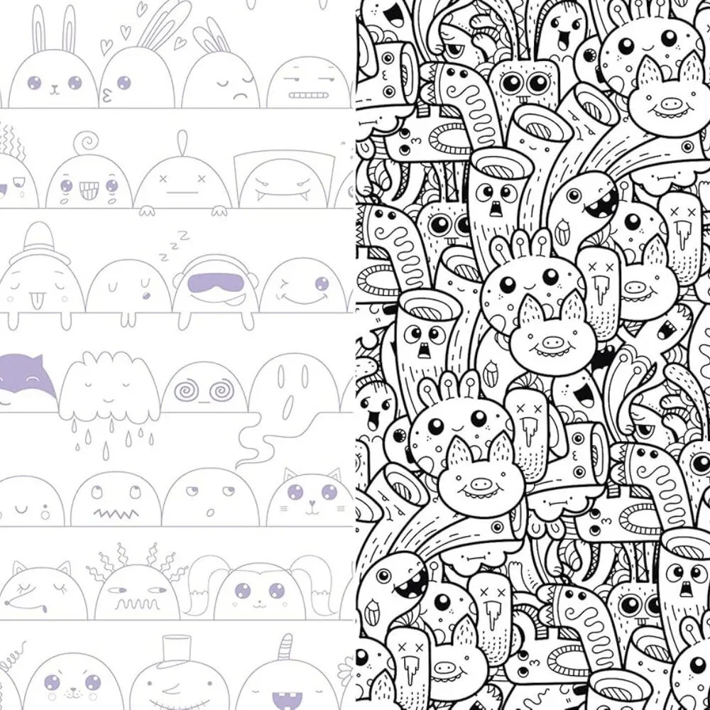 NEWCute Kawaii Coloring Coloring Book - Picture 6 of 6